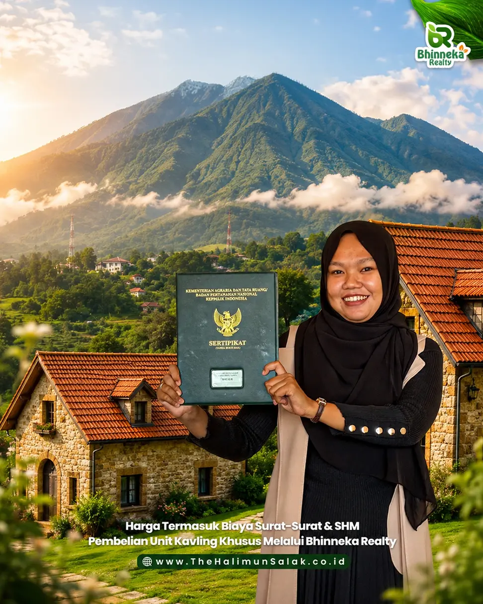 Kavling villa The Halimun Salak di Cigombong, Jawa Barat
